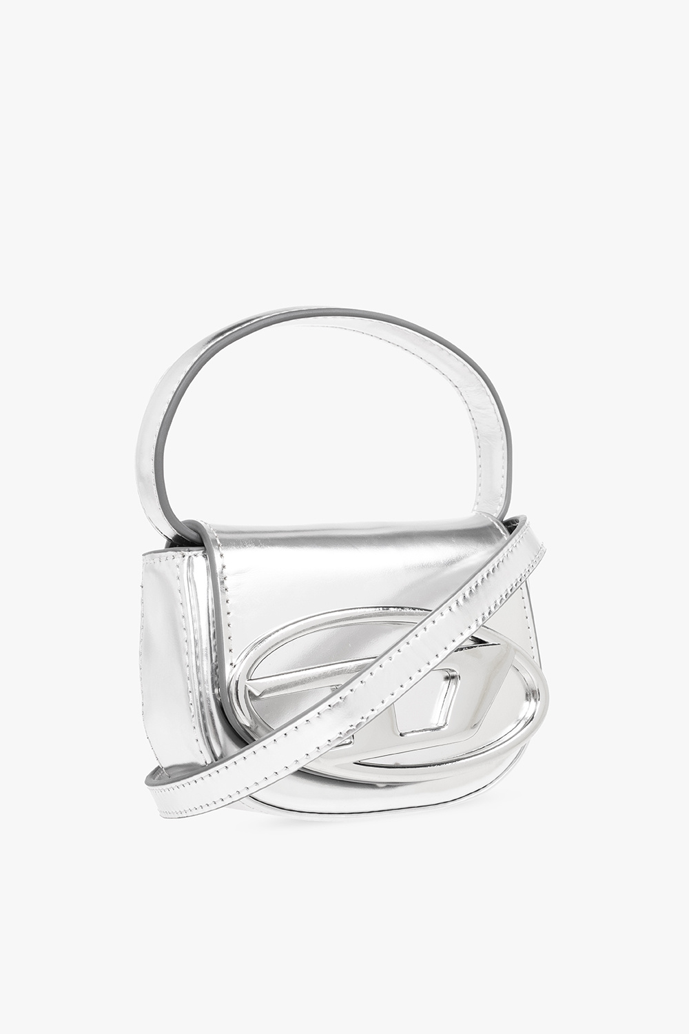 1DR XS Bag Woman: leather mini Bag with D logo plaque | Diesel